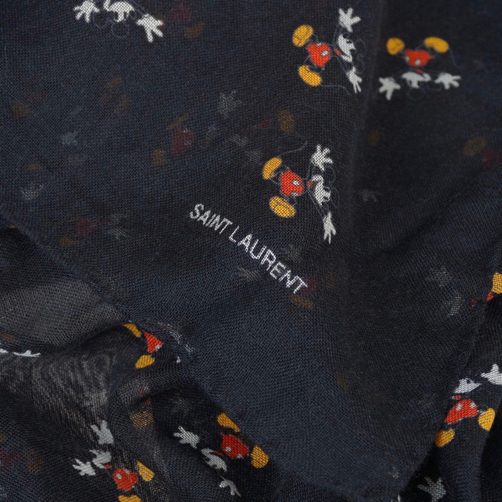 ❤️SOLD❤️ SAINT LAURENT Mickey Mouse Embroidered - Picture 5 of 5